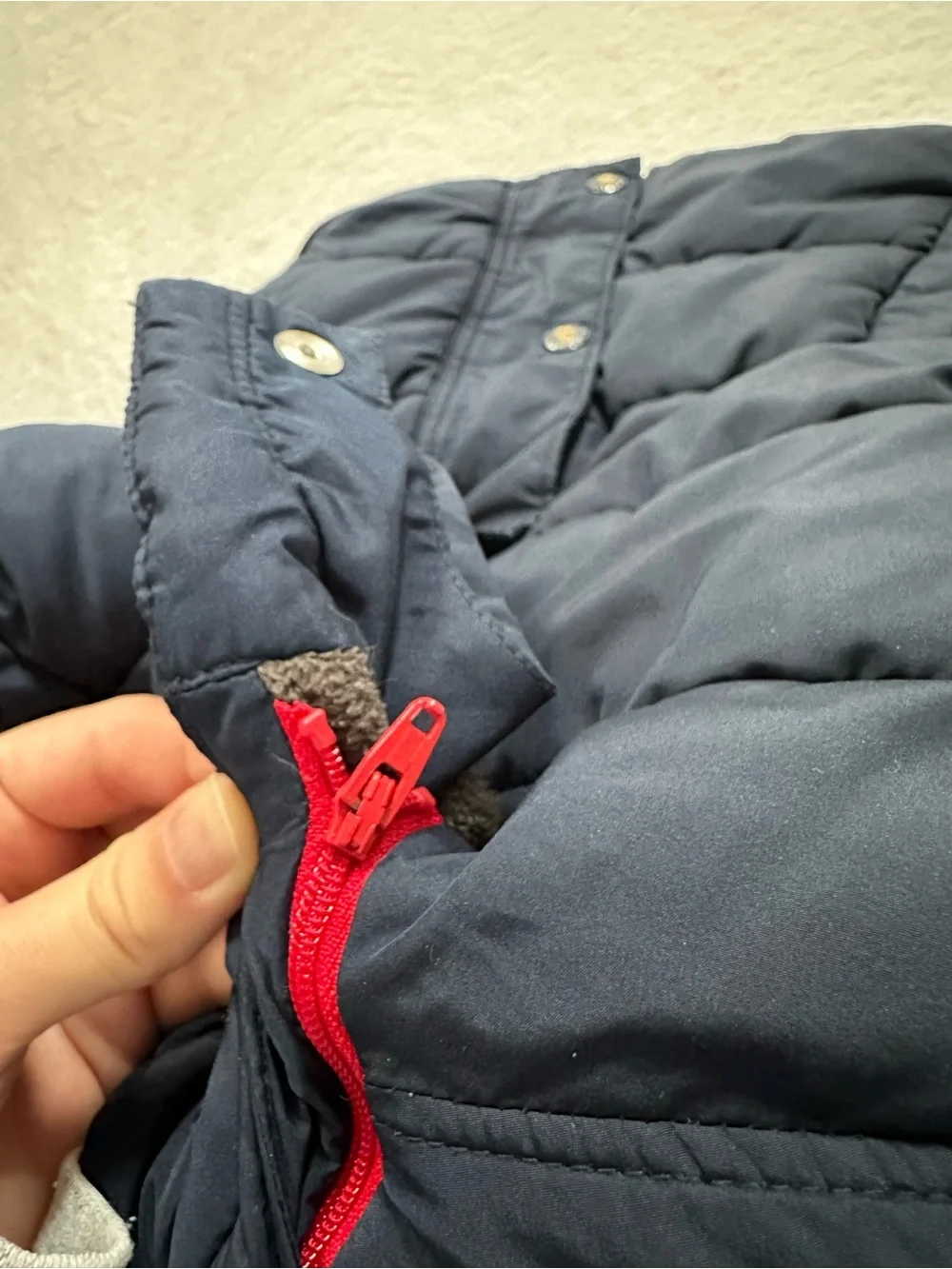 Baby Gap Warmest Jacket True Indigo Blue Toddler Boys Size 2T Puffer Winter